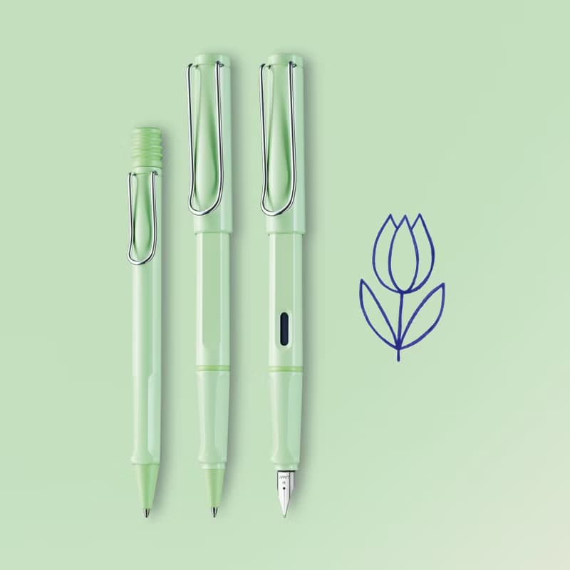 【雷雕刻字】LAMY 鋼筆單禮盒 / safari 系列 - 薄荷綠【Let'go】