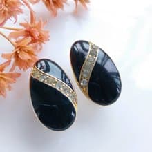 Vintage Jewelry 西洋古董飾品 TRIFARI 典雅 夾式耳環