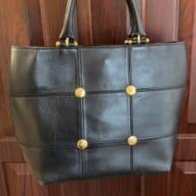 GIVENCHY 紀梵希 瑞士製 黑色 真皮 手提 肩背 古董包 vintage