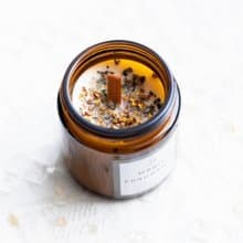 天然大豆蠟燭 金錢招財香氛魔法蠟燭 融蠟燈蠟燭 100g 單顆蠟燭