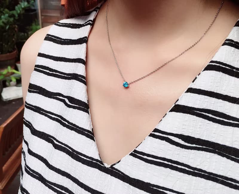 誕生石系列/十二月份/風信子ZIRCON/項鍊/生日禮