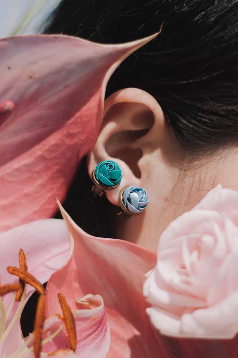 十六歲 Sixteen 纏花耳飾 湖水綠