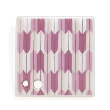 季節圖案系列香立  矢絣 箭羽紋 粉紅【日本松榮堂 香立系列】