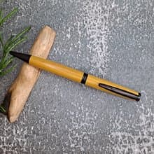 肖楠木  原木 手工筆 油性原子筆 旋轉式