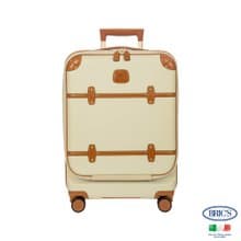 【BRIC'S】BELLAGIO 20吋 前開式 防潑水登機箱 米白