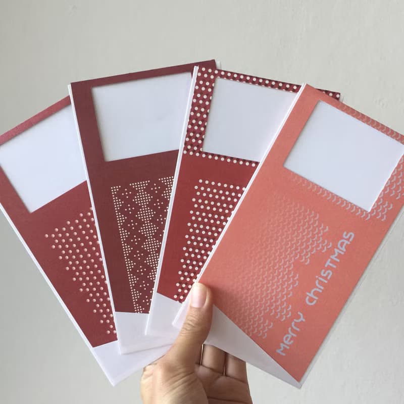 Pin Cards - Snow Cover 聖誕卡 / 專為拍立得設計的禮物卡