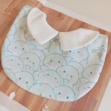 【11/14後出貨】小蛇 蛇年 領片圍兜   彌月禮物  圍兜 口水巾