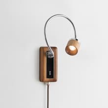 WhimsE010 LED 床頭閱讀壁燈 花面 【退役木橫擔】