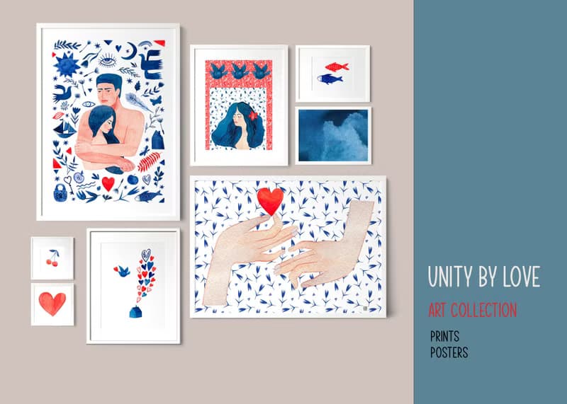 【數位】愛情印刷海報牆面畫廊牆面藝術 JPEG 數位版