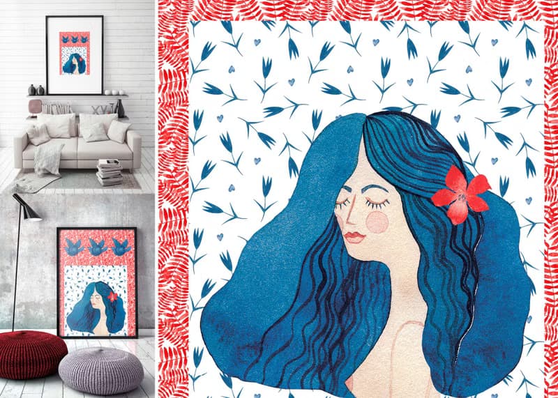 【數位】愛情印刷海報牆面畫廊牆面藝術 JPEG 數位版