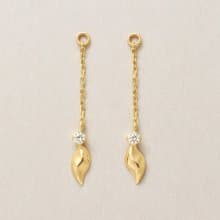 【Palette】 10K 葉子墜飾 (黃金)