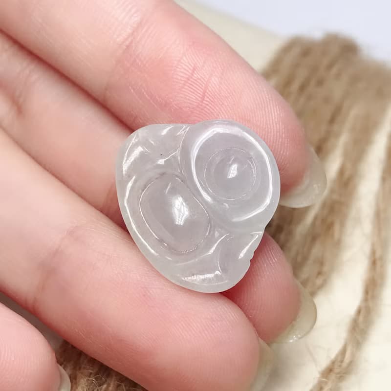 冰種翡翠彌勒佛 | 天然緬甸玉A貨翡翠 | 送禮