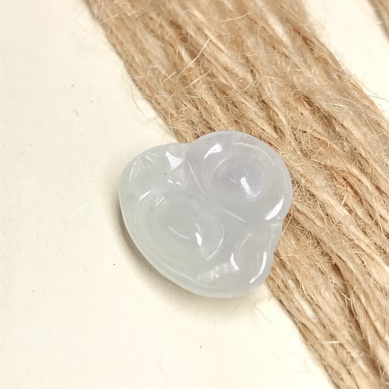 冰種翡翠彌勒佛 | 天然緬甸玉A貨翡翠 | 送禮