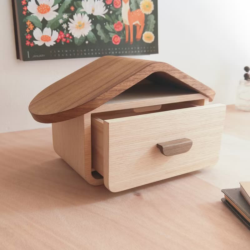 【台灣製造】小屋抽屜收納盒∣尺寸可訂製