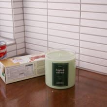 【無盒裝】韓國 PRAY 經典天然大豆蠟燭(S)-柑橘鼠尾草 /165g