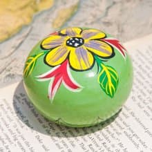 文房具 辦公室療癒 木質紙鎮/手繪紙鎮/紙鎮 Paperweight-森林花