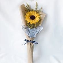 單枝向日葵乾燥花束 香芬花 太陽花