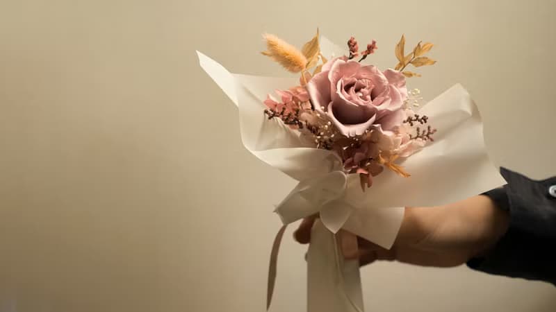 實用花語系列 - 粉玫瑰花束