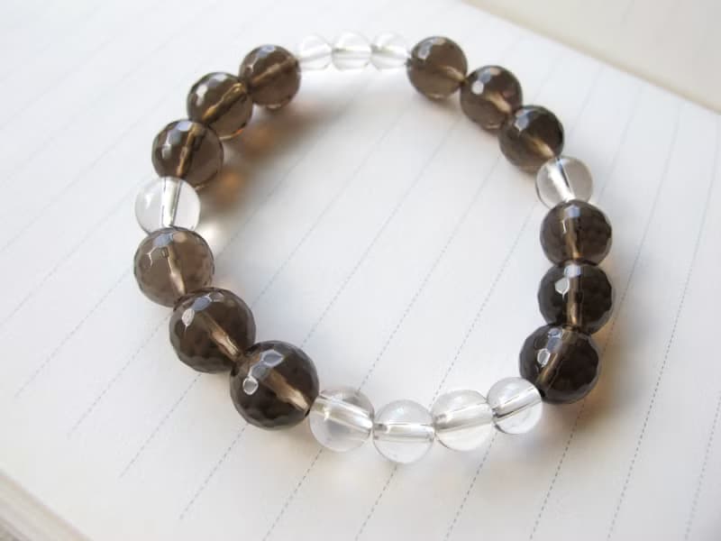 茶晶 白水晶 【若善】穩定心情 吸收負能量