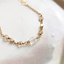 ||木織金||白水晶手鍊項鍊