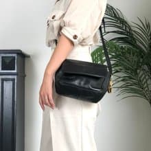【 日本直送　名牌中古包 】Christian Dior クリスチャン ディオール ショルダーバッグ ブラック ロゴ チャーム レザー ssswaj
