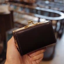 方子口金盒 印章盒 零錢包 / 黑
