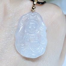 【親翠】天然翡翠 冰膠隨型寶寶觀音 佛系