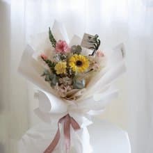 【遇見恆久】暖暖的日子永生花花束