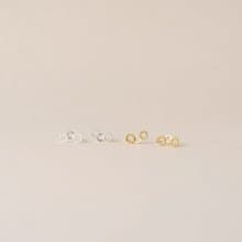 サークルパターンピアス / イヤリングクリップ