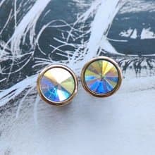 Vintage Jewelry 西洋古董飾品 AVON 摩登 簡約風格 夾式耳環