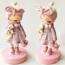 Handmade doll for nursery decoration Textile interior doll Exclusive handmade