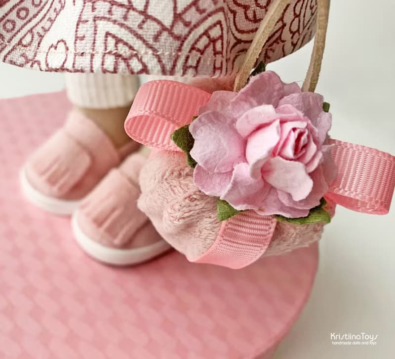 Handmade doll for nursery decoration Textile interior doll Exclusive handmade