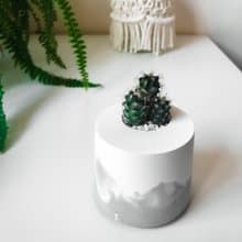 雪山洞穴-桌上型盆栽/水泥盆栽