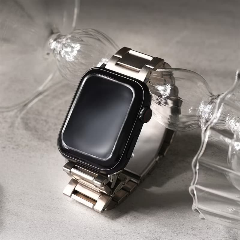 Apple watch - 鈦金屬 蘋果專用錶帶