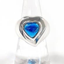 【日本直送 中古美品】11.5号 イヴ・サンローラン YVES SAINT LAURENT リング・指輪 ハート ヴィンテージ アクセサリー 希少