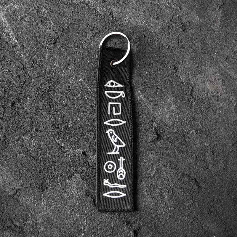 古埃及文刺繡鑰匙圈 / Have a nice day / Horus studio