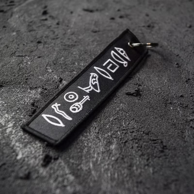 古埃及文刺繡鑰匙圈 / Have a nice day / Horus studio