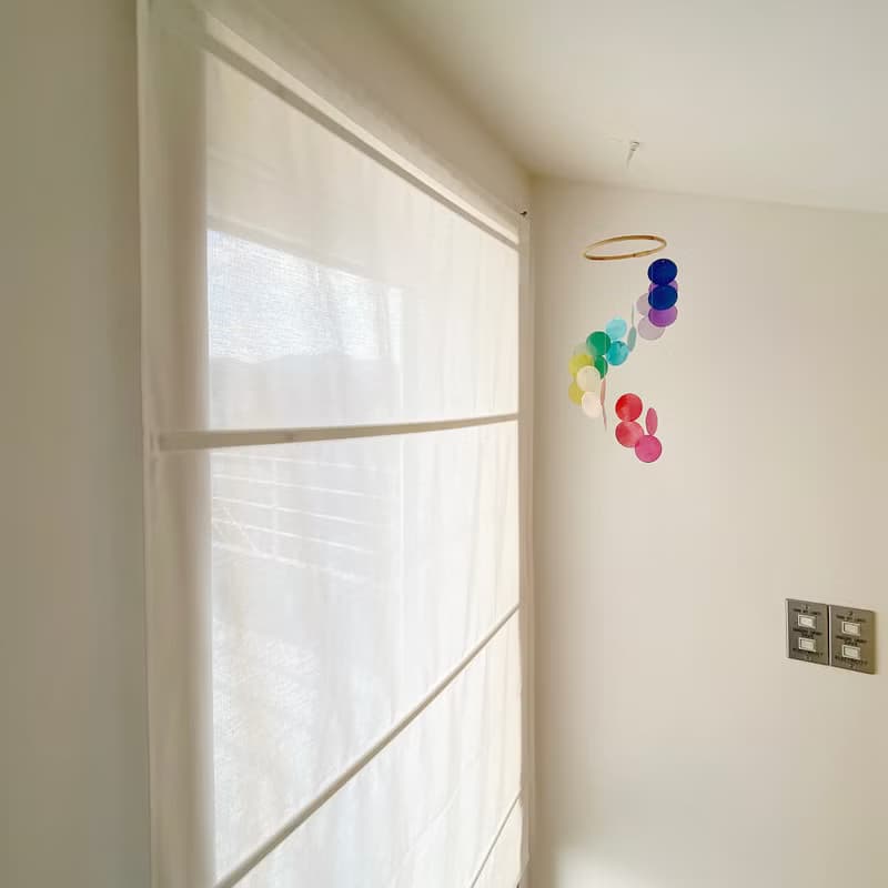 DIY-KIT | Italian xylophone_Rainbow Circle | Shell Wind Chime Mobile | #0-327