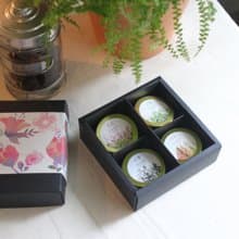 四季複方精油大豆蠟蠟燭禮盒- 四入組合 畢業禮物 老師禮物