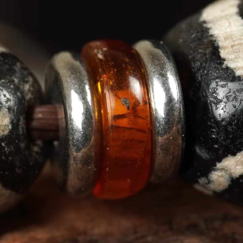 西亞3眼.地門2眼古珠手鍊(長19.2公分)