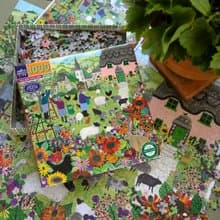 eeBoo 1000片拼圖 - Village Orchard 鄉村果園