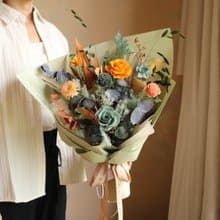 【遇見恆久】印象 日出款 永生玫瑰花束