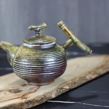 【送禮好物】柴燒茶壺 天然落灰 創作款 名家葉敏祥手工作品