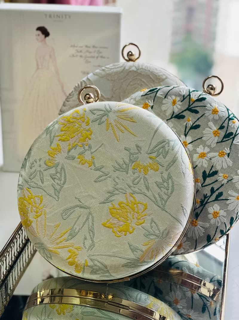 清新田園風小圓包 - 可手拿/斜揹/ 婚禮姊妹禮物