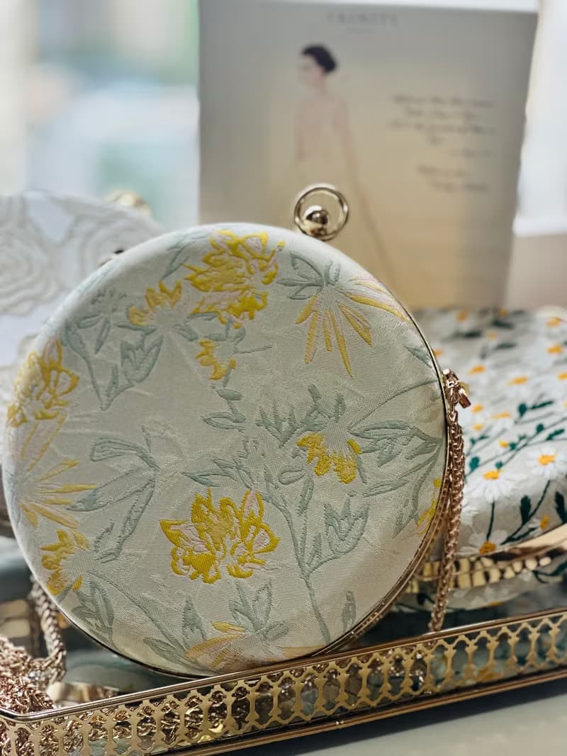 清新田園風小圓包 - 可手拿/斜揹/ 婚禮姊妹禮物