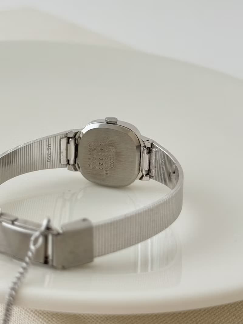 Vintage Seiko Silver Tone Bracelet Watch