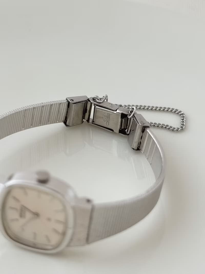 Vintage Seiko Silver Tone Bracelet Watch