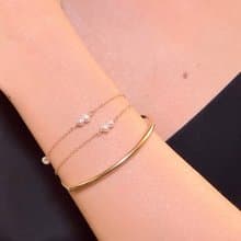 FAYE Paris 流光序曲 / 3ways法式簡約天然淡水珍珠14KGF手鍊項鍊