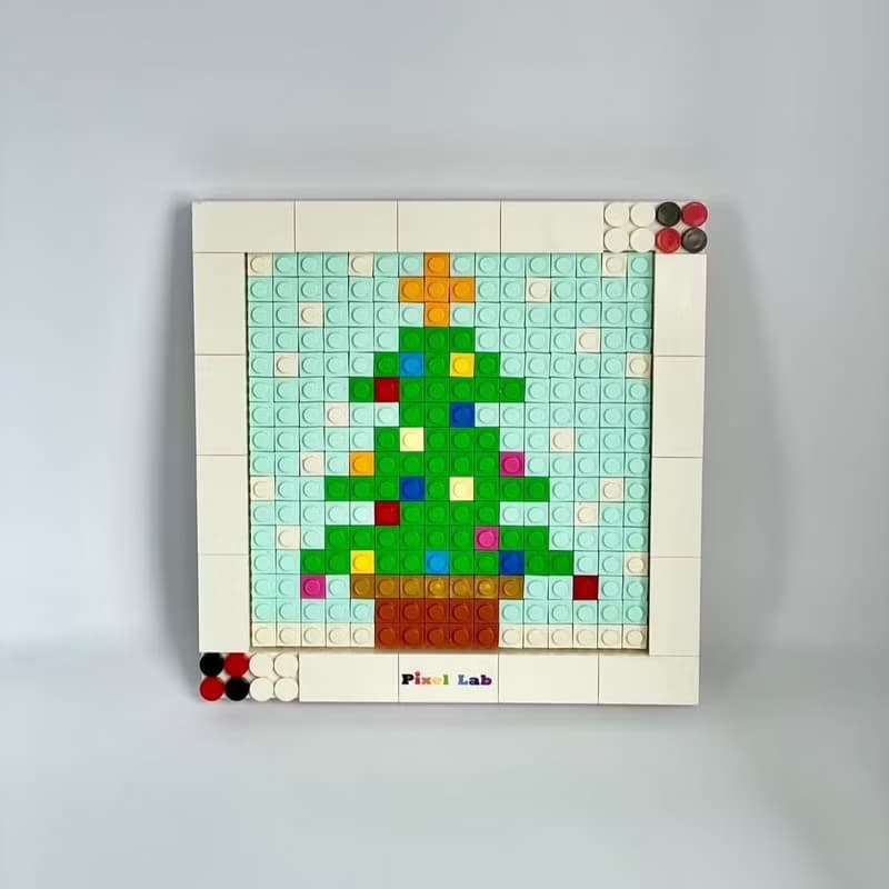 【聖誕拼圖 交換禮物】聖誕系列 16X16 DIY套裝-聖誕樹