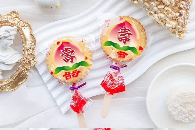 壽桃 神明祝壽 滿滿愛 扎絲簡版 古早味麥芽餅